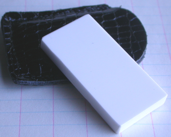 Ceramic 1x2 burr stone